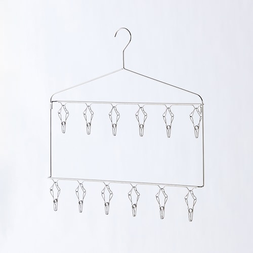 コンパクトでスリムな場所をとらないピンチハンガー