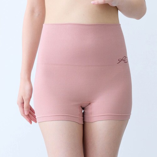 綿混腹巻付きショーツ（イフミック加工）