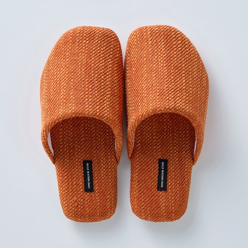 ざっくりした織り感がおしゃれな洗えるソフトスリッパ ＜M～L＞