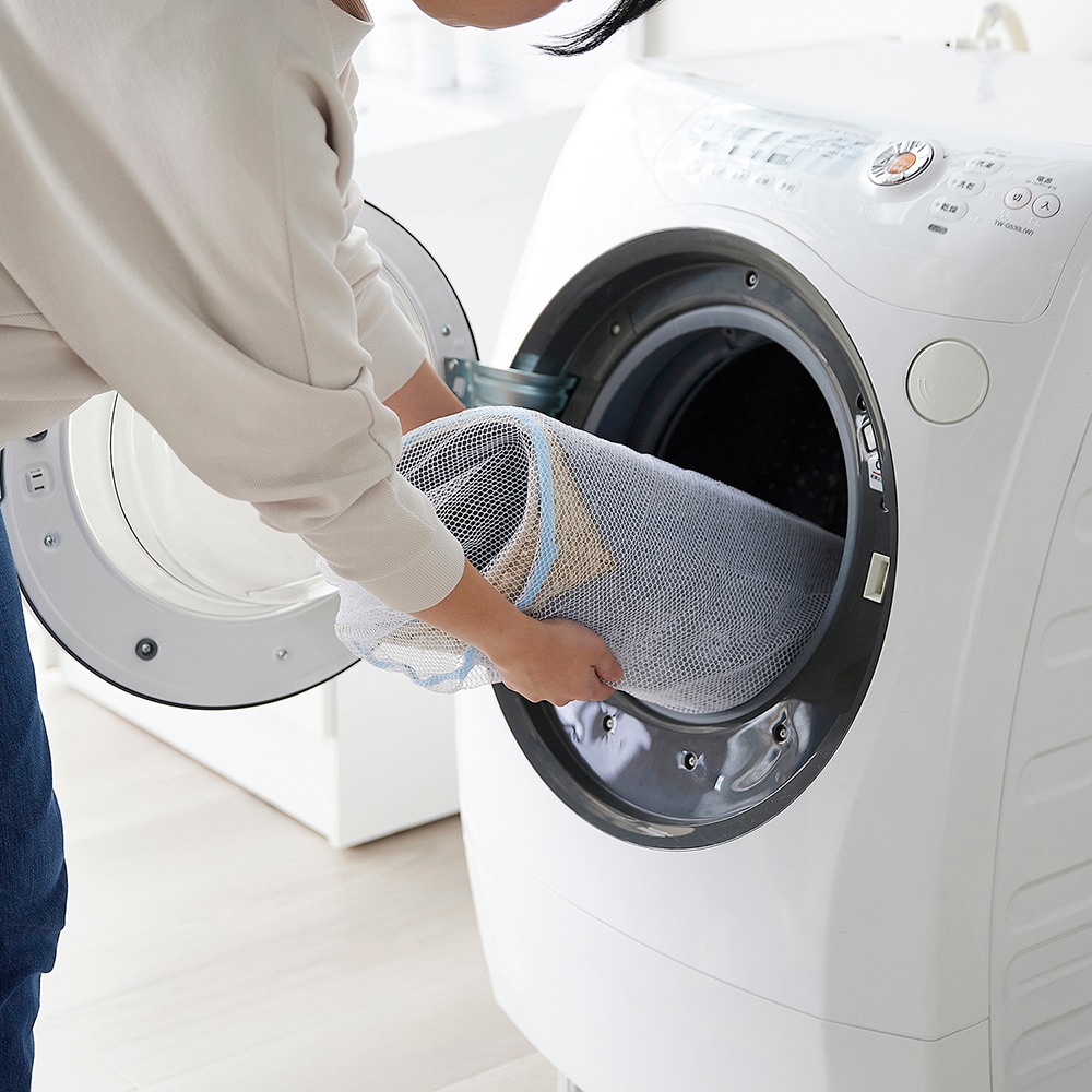 コンパクトなサイズなので、洗濯機で気軽に丸洗いできお手入れが簡単