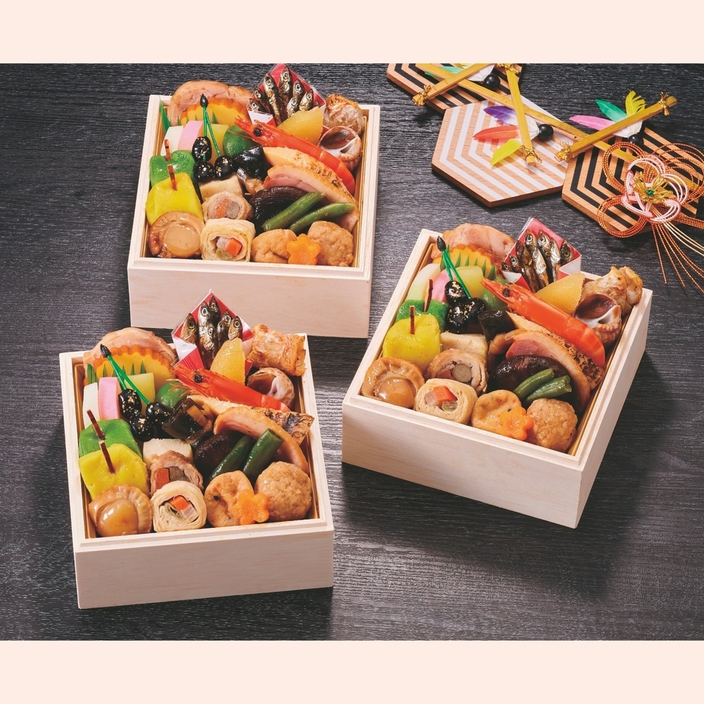 予約商品】 京都〈しょうざん〉和風おせち三客組 吉春 【個食