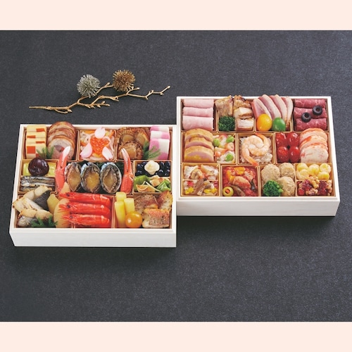 【予約商品】【11月10日まで10%OFF】 ベルメゾン限定販売 京都〈しょうざん〉和洋おせち二段重