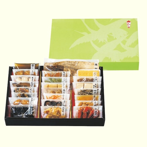 【予約商品】 岡山・倉敷〈カモ井〉和風常温パックおせち 五葉（国産焼鯛付き）