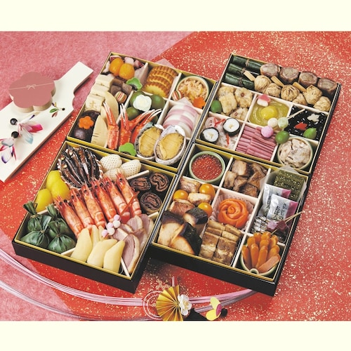 【予約商品】 京都〈京菜味のむら〉和風おせち四段重 朱雀