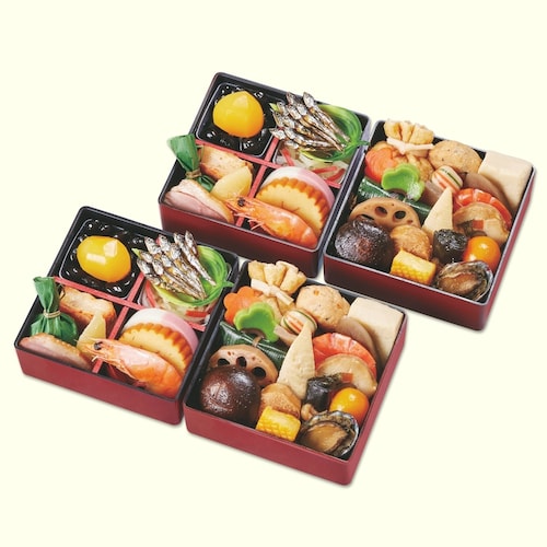 【予約商品】 京都〈京菜味のむら〉和風おせち二段二客組 京小箱 【個食】