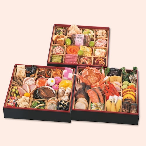 【予約商品】 石川〈和倉温泉 宿守屋寿苑〉和洋おせち三段重