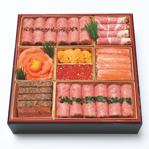 【予約商品】 京都〈京・料亭わらびの里〉肉＆海鮮オードブル一段