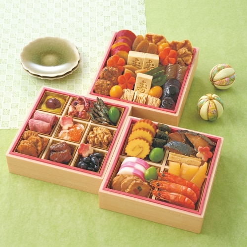 【予約商品】 京都〈洙樂庵〉減塩しょうゆ仕立ての和風おせち三段重
