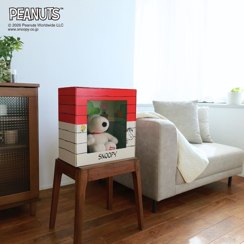 ※ディスプレイしているぬいぐるみはPEANUTS FRIENDS CLUBのアイテムです。
