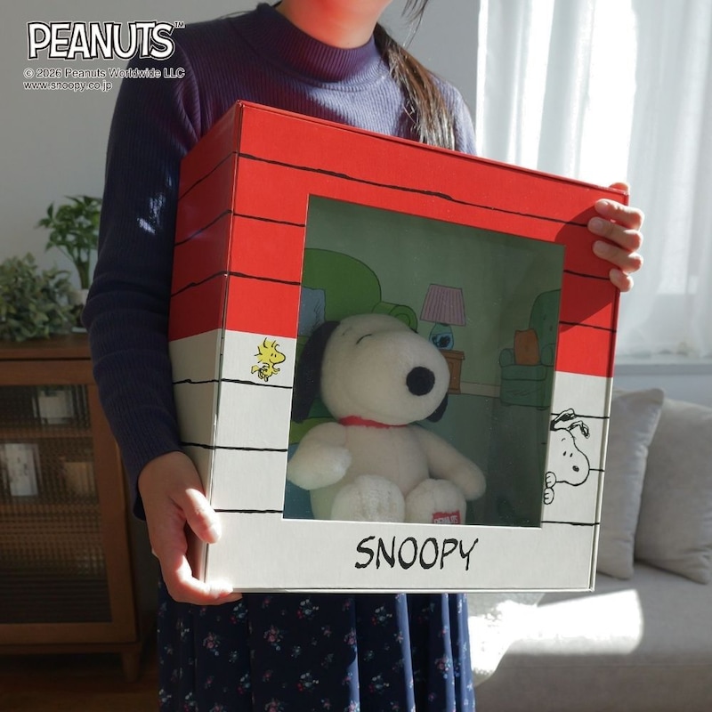 安定感のあるボックスが大切なぬいぐるみをしっかり守ります