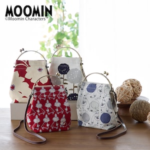 【ムーミン/MOOMIN】形を変えて使えるがま口バッグ/亥之吉「ムーミン」