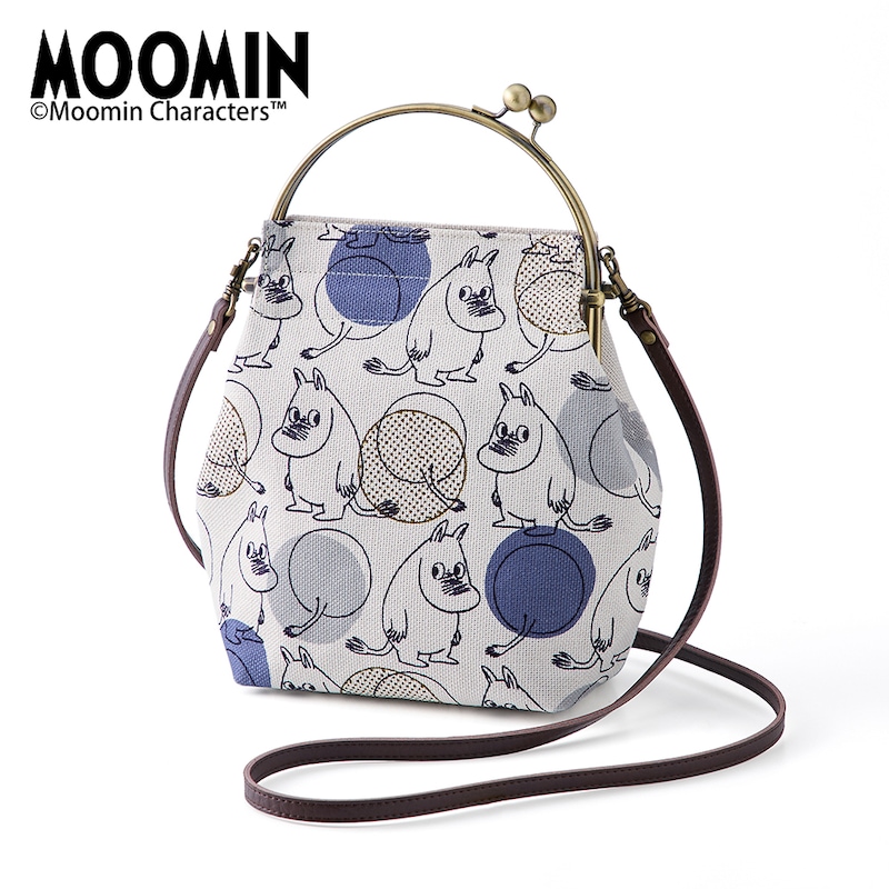 ショルダー紐付き　ムーミン×こでまり(ムーミン面)