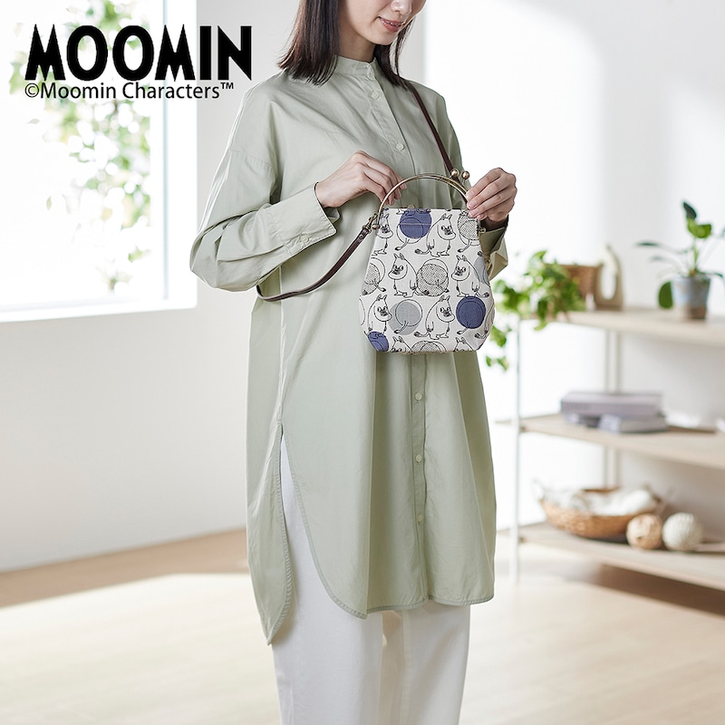 使用イメージ　ムーミン×こでまり(ムーミン面)　ショルダー紐あり