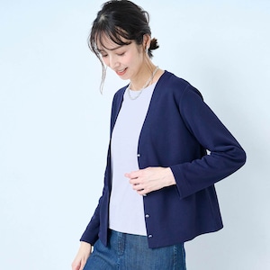 【スタイルノート/StyleNote】汗悩み全部解決!残暑対策アンサンブル(カーディガン & 5分袖カットソー)