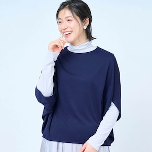 【スタイルノート/StyleNote】汗悩み全部解決!残暑対策アンサンブル(コクーン & シアータートルカットソー)