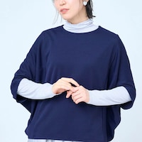 体型を拾いにくいコクーンシルエット