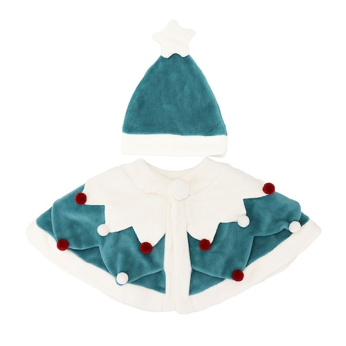 ツリーマント＆帽子セット