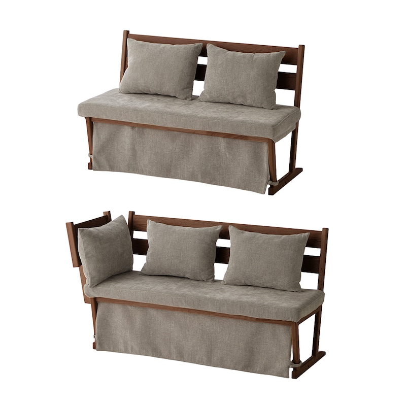 ブラウン/ベンチ、L字ベンチ