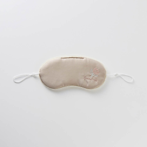 肌に優しいシルク素材の安眠アイマスク／チューリップ 「ミニラボ」