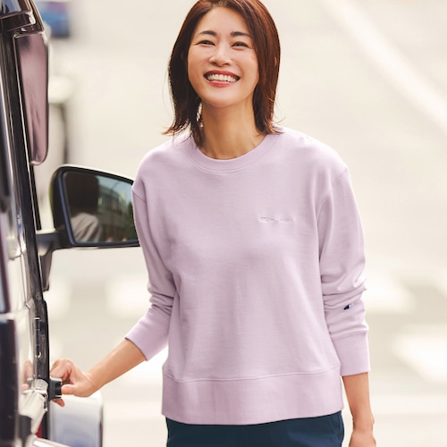 ワンポイント刺繍スウェット