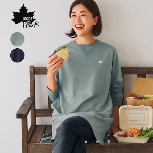 ミニ裏毛長袖チュニック