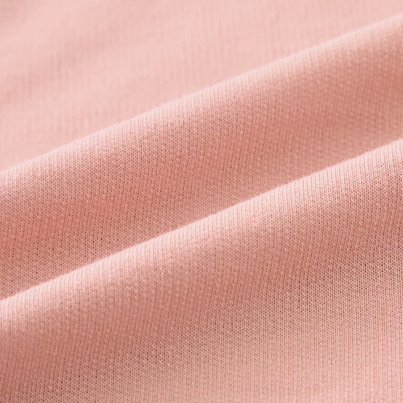 肌あたりのよいミニ裏毛素材