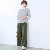モデル身長170cm／M　※写真は撮影用のため股下＋3cmになります。