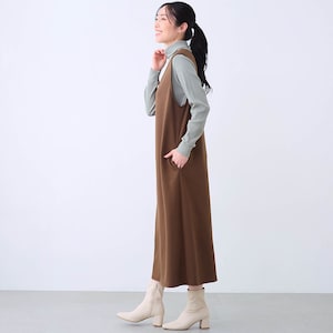 モデル身長167cm／M　※写真は撮影用のため身丈＋3cmになります。