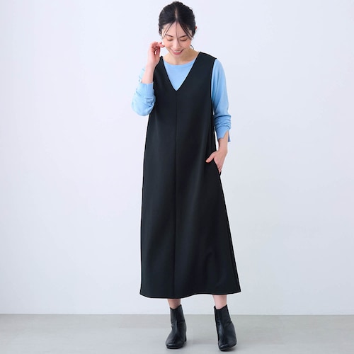 着まわしやすいキレイ目ジャンパースカート