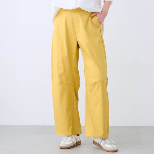 モイスチャーストレッチバレルパンツ