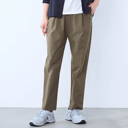 撥水ストレッチストレートパンツ 【日本製】