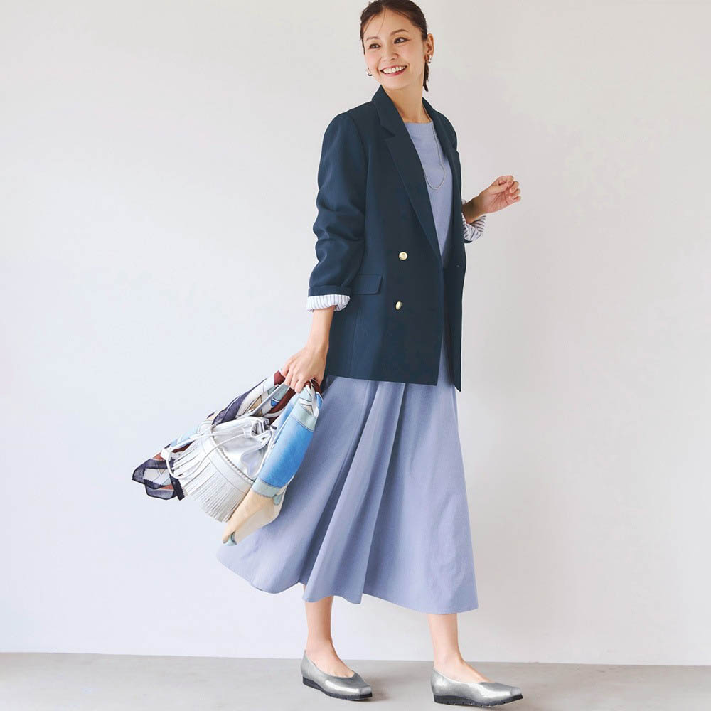 【ベルメゾン】仕立てにこだわった着まわし力のあるテーラードジャケット