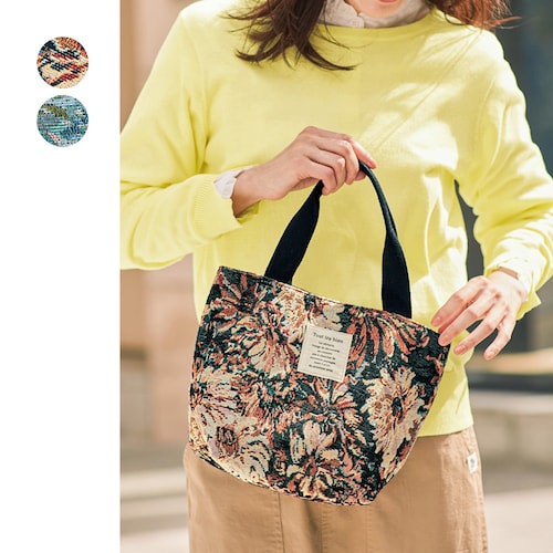 ゴブラン風トートバッグ