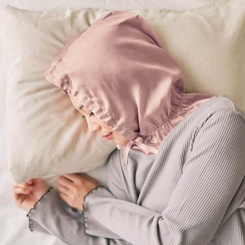 シルクシャイニーナイトキャップベール