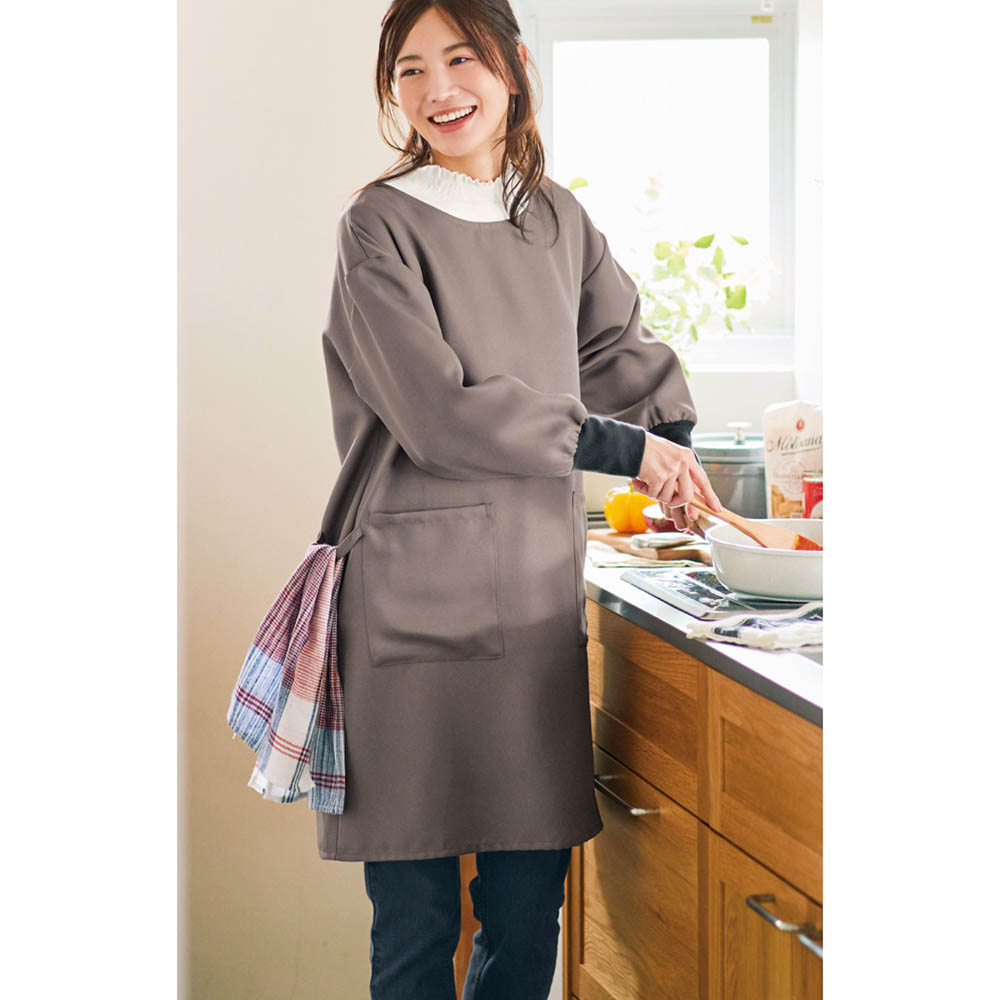 撥水・防汚加工のあったかかっぽう着