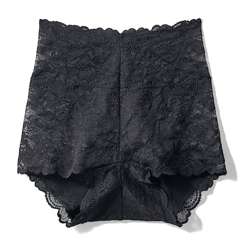 【ソフトサポートショーツ】 お腹とお尻をすっぽり包み込む総レースショーツ
