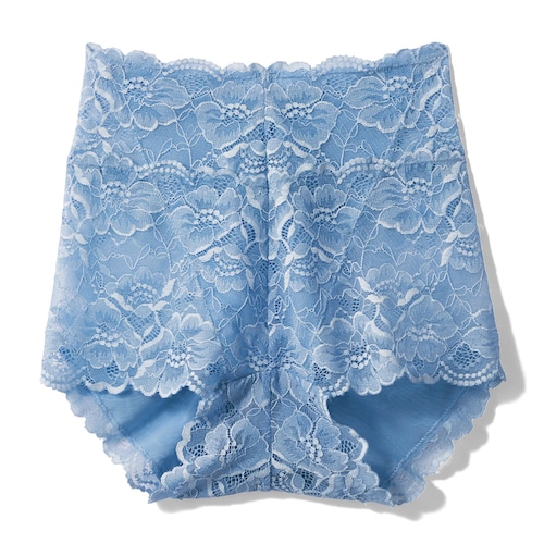 【ソフトサポートショーツ】 お腹とお尻をすっぽり包み込む総レースショーツ