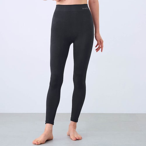 腰まわりすっきり綿混歩行サポートレギンス