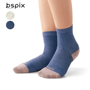 【ビースピックス/bspix】綿混足裏サポートソックス
