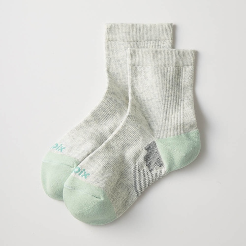 綿混足裏サポートソックス