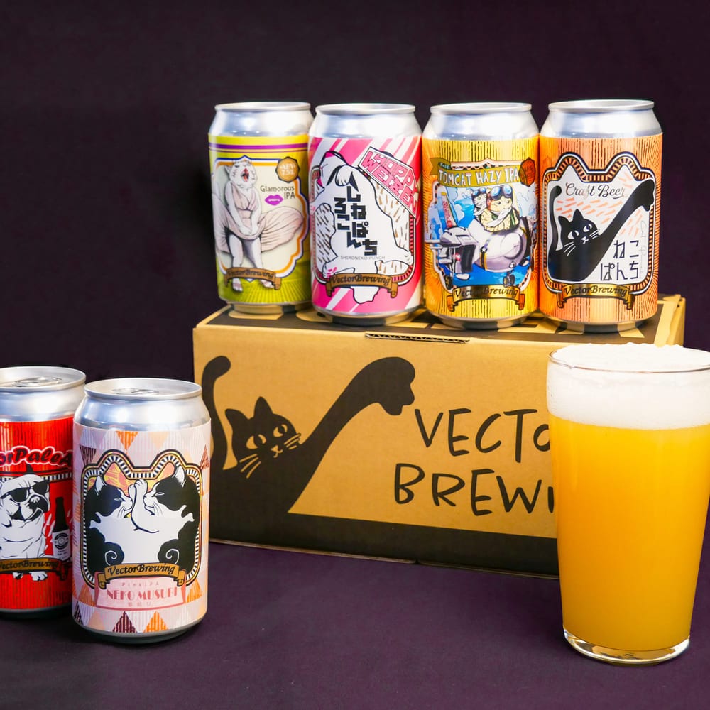 5匹のねこと1匹のいぬ缶 BEER ASSORT｜通販のベルメゾンネット