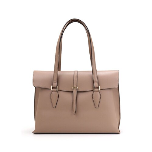 2室構造のフラップトートバッグ【A4対応】