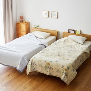 【ベルメゾン】吸湿発熱素材のあったか綿毛布(毛羽部分)[日本製]