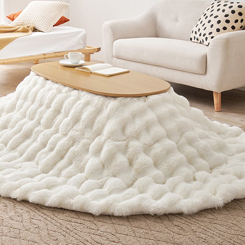 アイボリー/楕円形