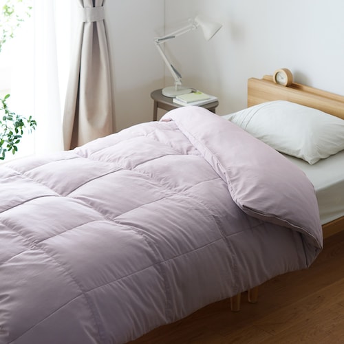 年中使える、羽毛肌掛け布団&ダウン85%の羽毛合掛けふとんセット