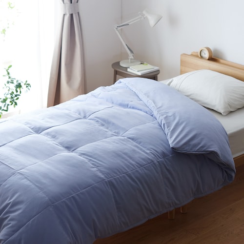 年中使える、羽毛肌掛け布団&ダウン85%の羽毛合掛けふとんセット
