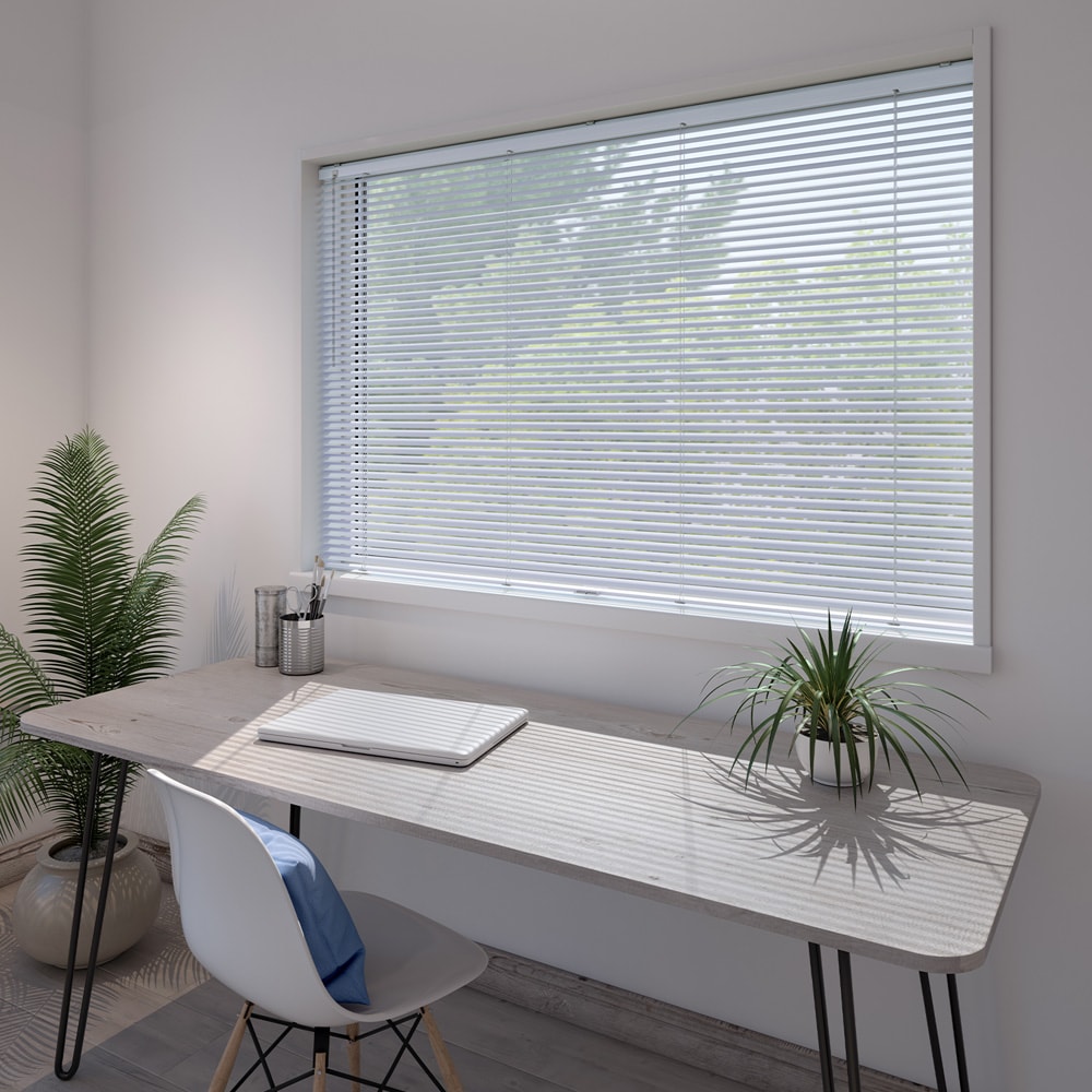 【ベルメゾン】【カーテンレールにも取り付けられる】手で上げ下げできるコードレスのブラインド