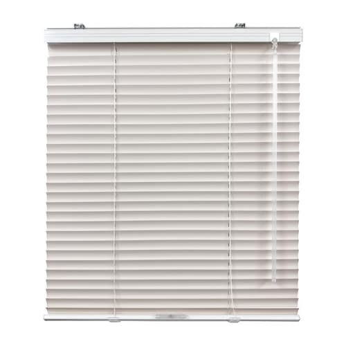 【カーテンレールにも取り付けられる】手で上げ下げできるコードレスのブラインド