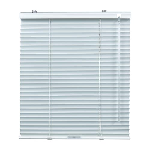 【カーテンレールにも取り付けられる】手で上げ下げできるコードレスのブラインド