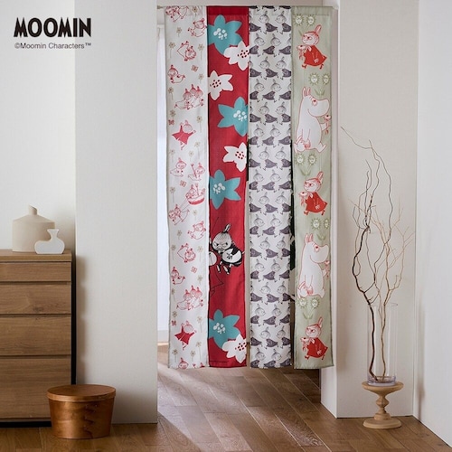 プリント4連のれん「ムーミン」
